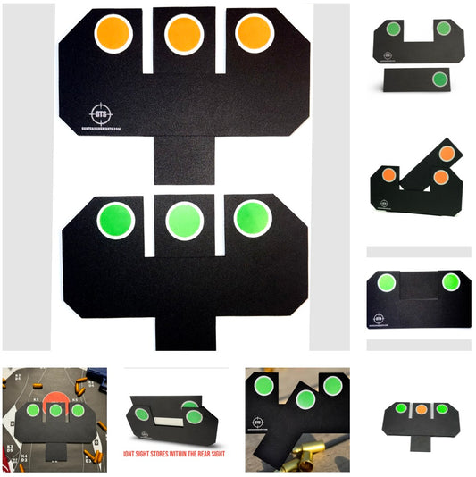 Trijicon G/O style night sights.